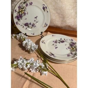 Set of 4 Vintage Meito Norleans Adele Bread Plates